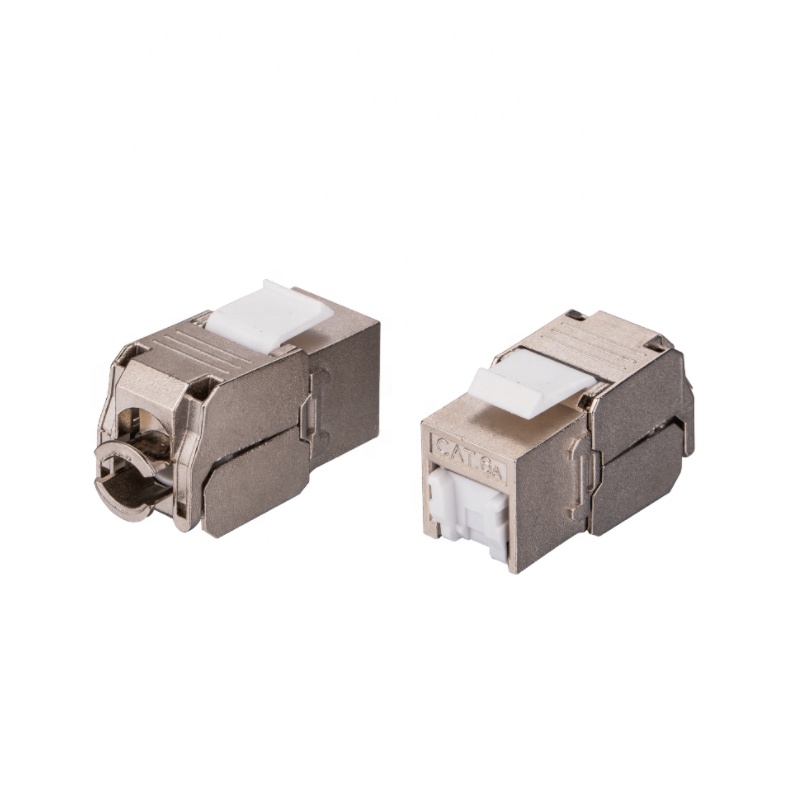 ODM OEM RJ45 CAT6 6A KEYSTONE JACK с пылезащитной крышкой, Экранированный FTP безинструментальный тип, безинструментальное соединение