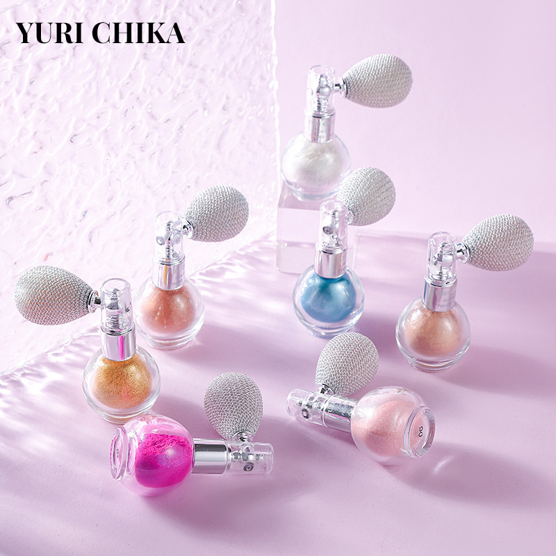 Custom Glitter Body Highlighter Spray , Water-Based Shimmer Lotion, Vegan Cruelty-Free Cosmetics, Private Label Bulk Wholesale