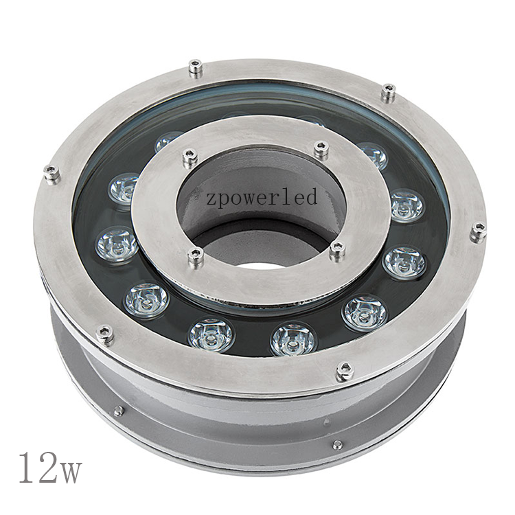 IP68 12w фонтан освещение dmx512 rgb меняющий цвет фонтан лампа