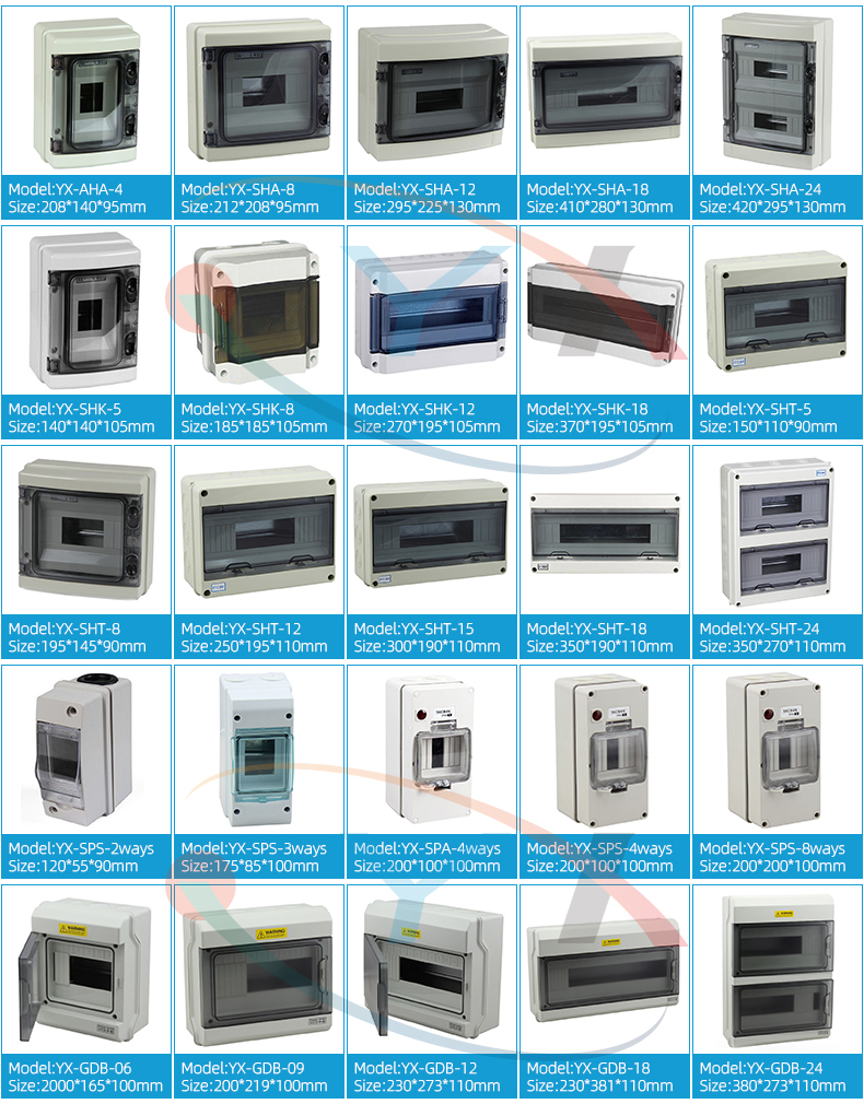 Custom ABS IP66 pcb enclosure plastic electronic waterproof junction box outdoor battery case enclosure