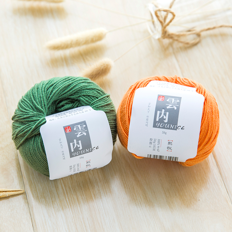 Yarncrafts 4-слойная окрашенная мягкая вяжущие крючком ручного вязания 100% мериносовая шерсть пряжа для продажи
