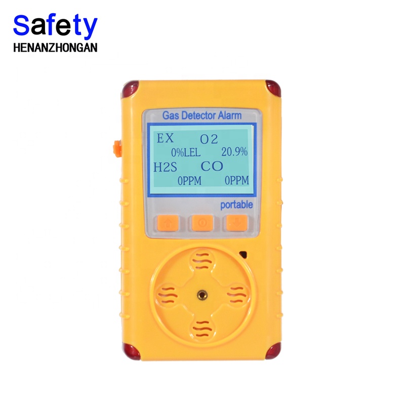 Favorable price Handheld 4 and 1 multi gas detector EX O2 H2S CO
