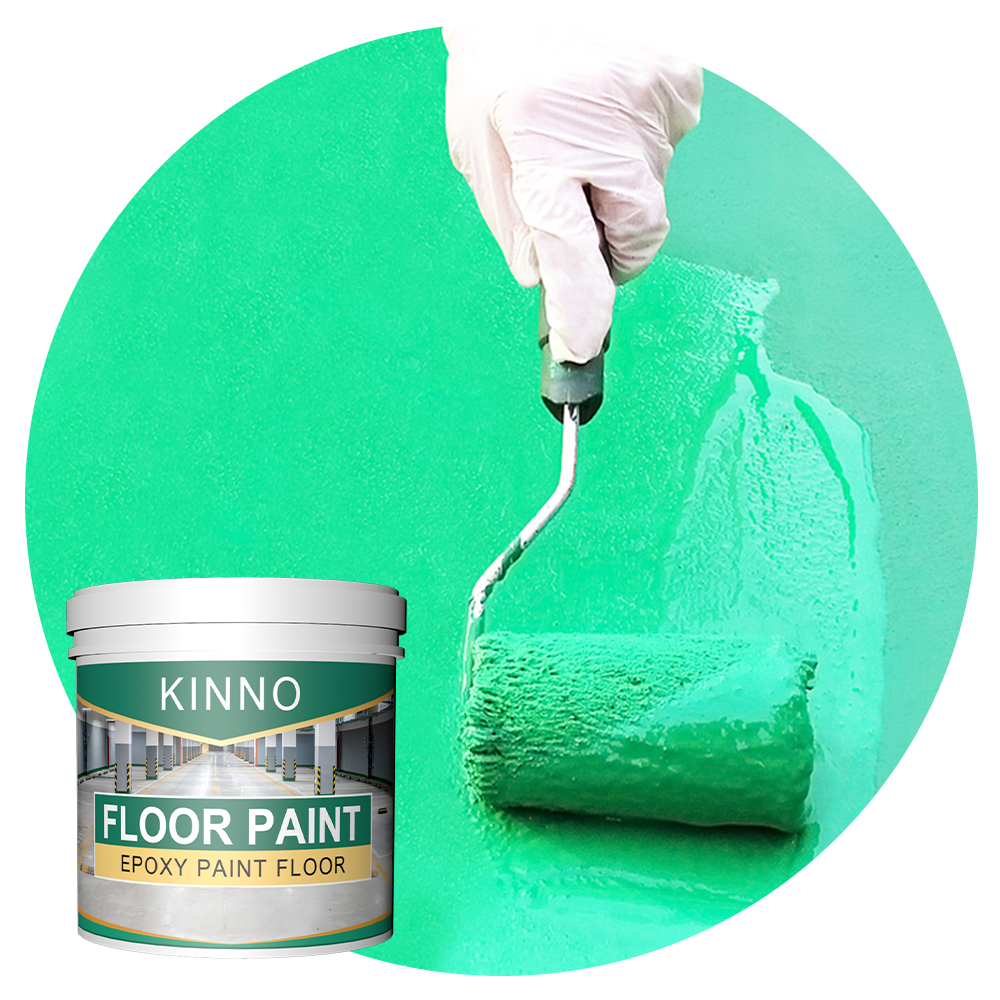 Продажа с завода Kinno, полиуретановое покрытие для пола, гаражные полы, подвала, эпоксидная бетонная напольная краска