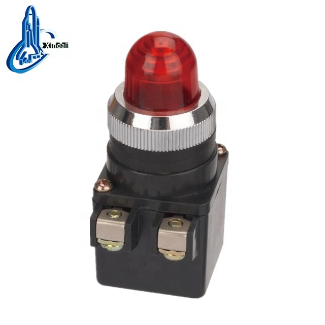 AD22-CA25 ad22 ручка красная светодиодная лампа индикатор 220v Индикатор
