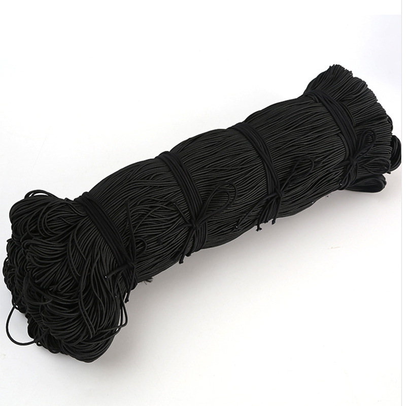 3mm round Knitting Elastic band cord Rope strap tape belt For Face thread ear loop yarn
