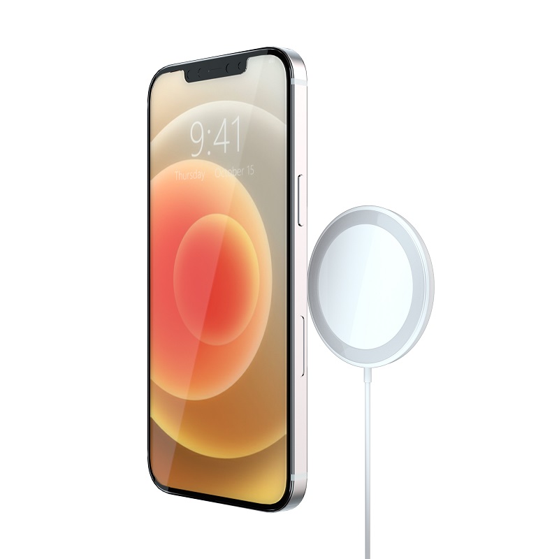Новинка 2020, магнитное Беспроводное зарядное устройство 15 Вт, магнитное для iPhone 12