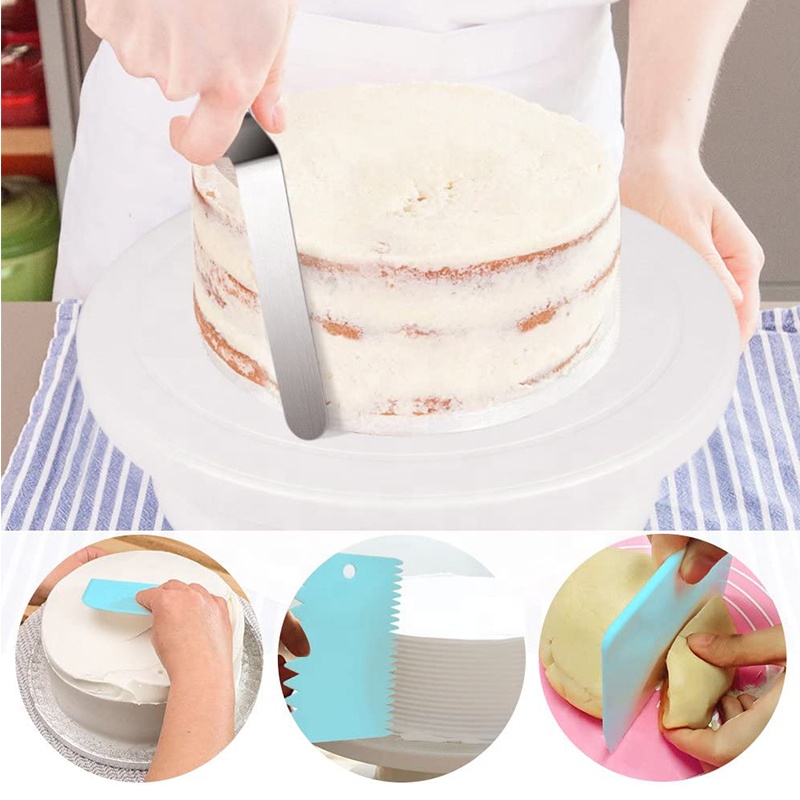 Free samples Stainless Steel Cake Turntable Pastry Nozzles Cake Decorating Tools Set