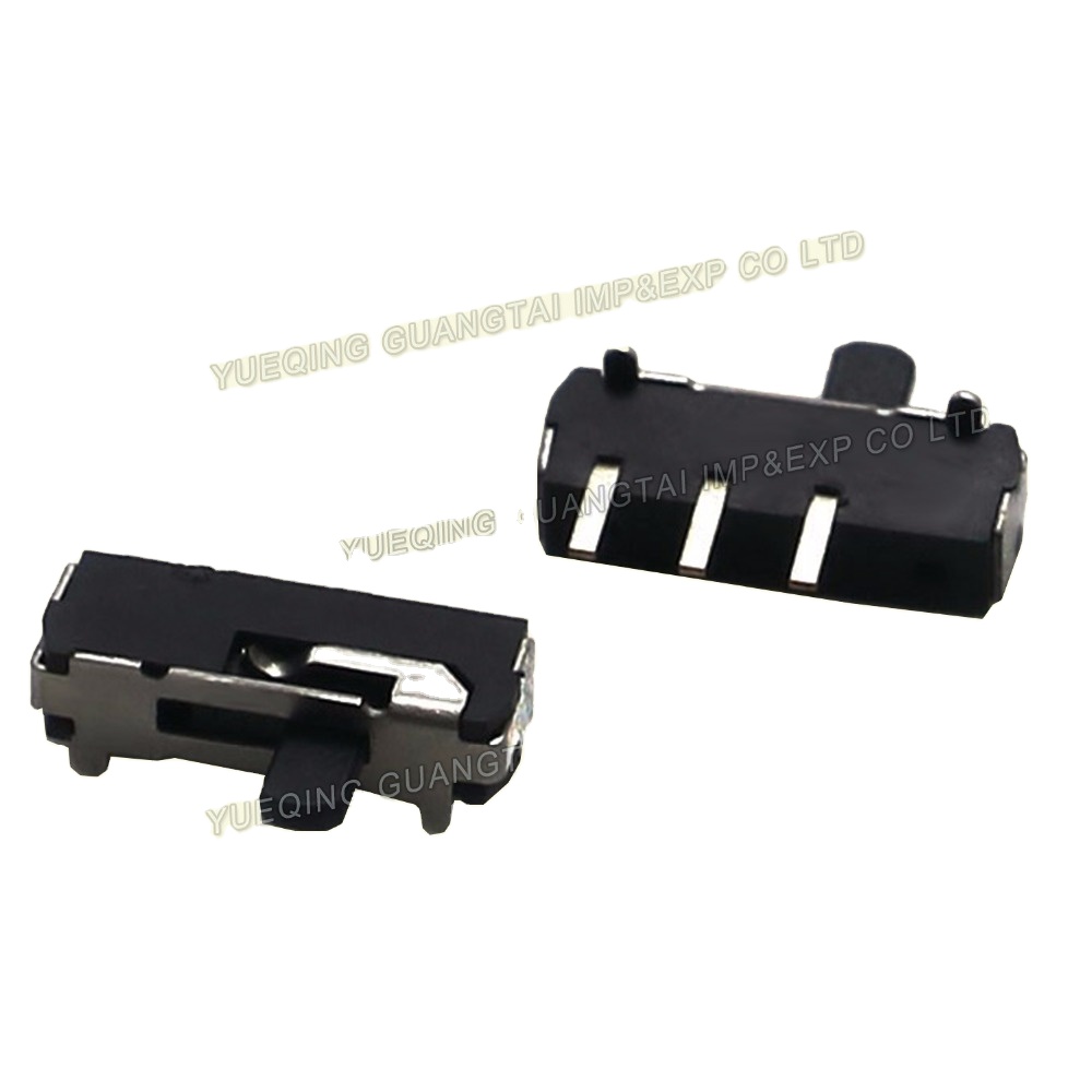heavy current toggle switch, 3 pin three way SMD mini slide switch