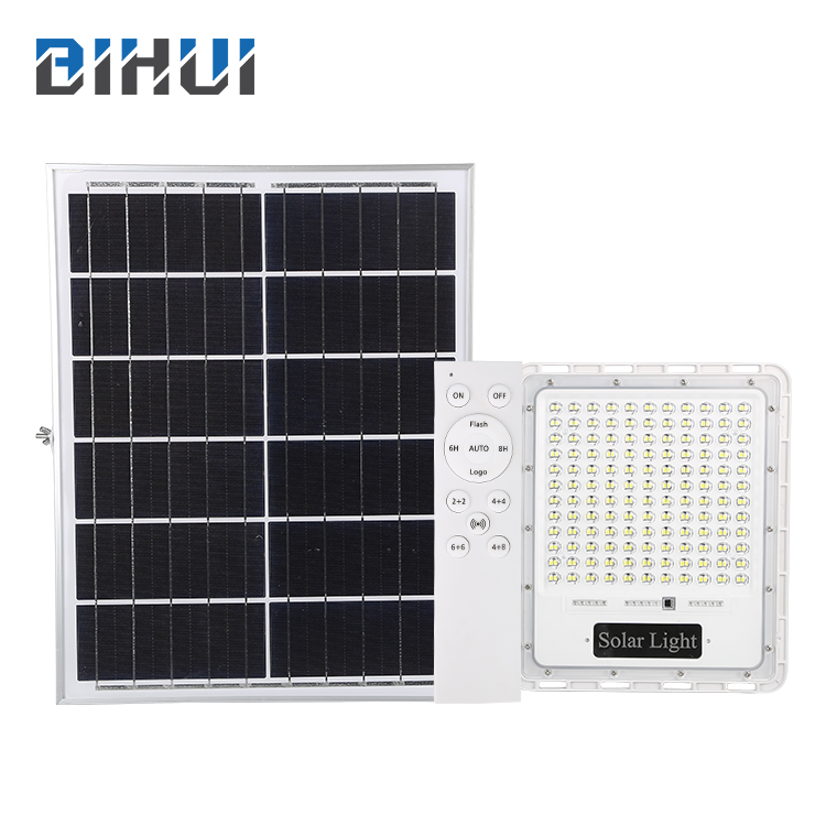 Алюминиевая водонепроницаемая наружная Ip65 30 50 100 200 300 400 ватт светодиодная Солнечная прожекторная лампа