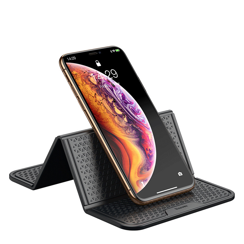 Foldable Non Slip Pad Silicone Car Mobile Phone Holder