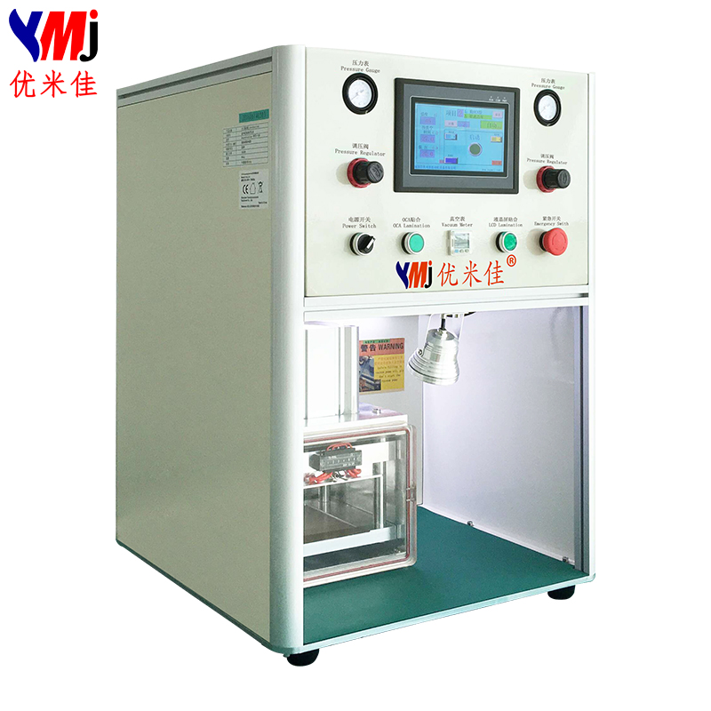 YMJ glass refurbishing vacuum oca laminating machine lcd laminator for s6/s7 edge