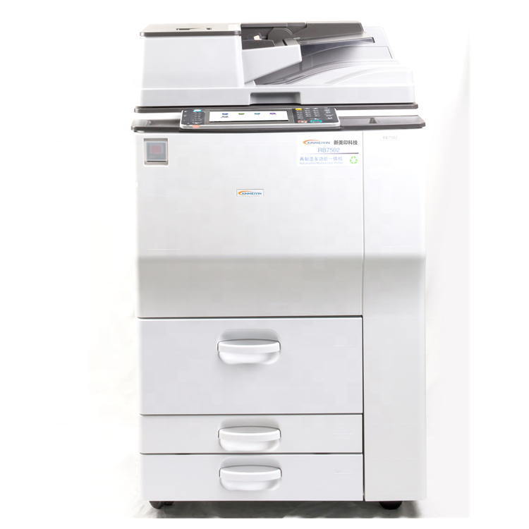 Оптовая продажа, подержанные многофункциональные копиры для Ricoh Aficio MP 7502, принтер, сканер, копировальная машина