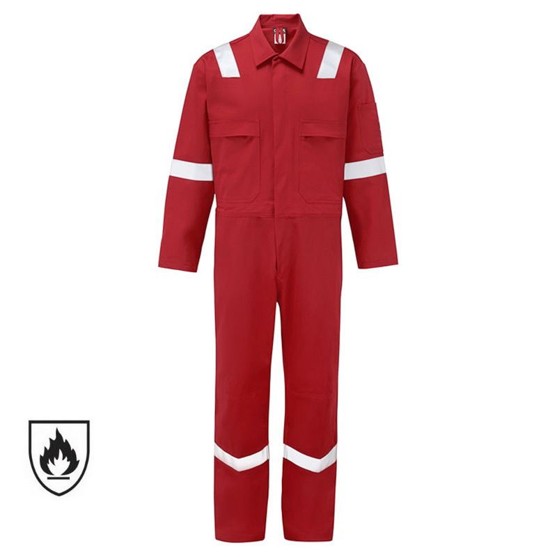 Workwear Uniform Flame Retardant Clothing Flight Suit FR Fire Retardant Safety Frc Nomex Pilot Coveralls with Reflector
