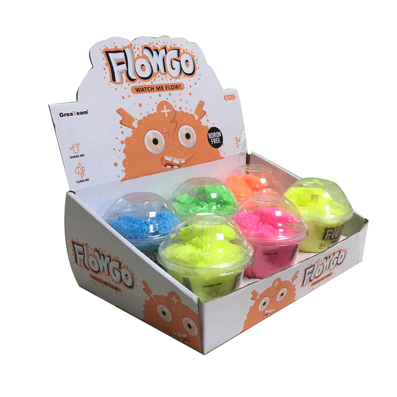 Антистрессовая резиновая игрушка Flow Go 85 г, суперлегкая глина для детей и взрослых