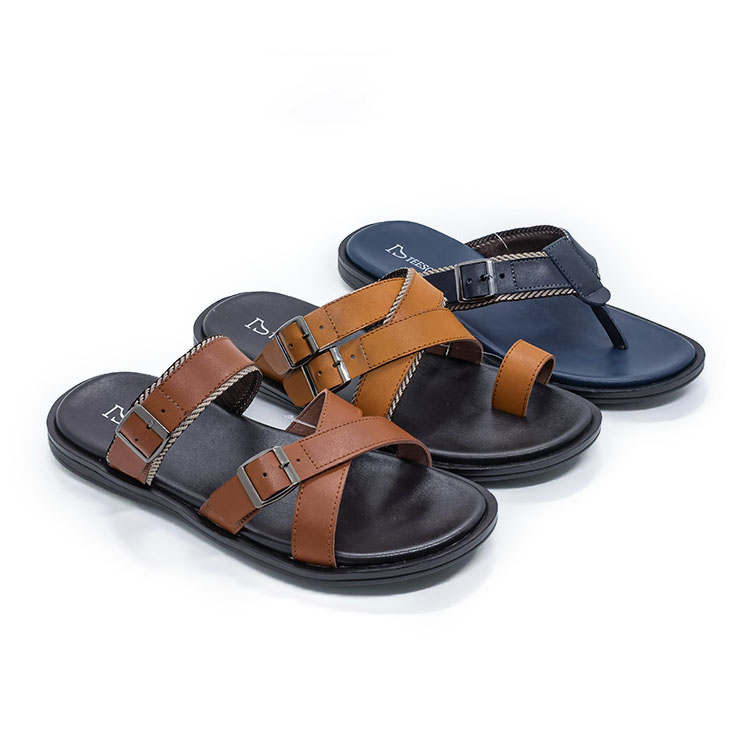 Ultra-fashion high-quality men's outdoor beach slippers hollow sandals