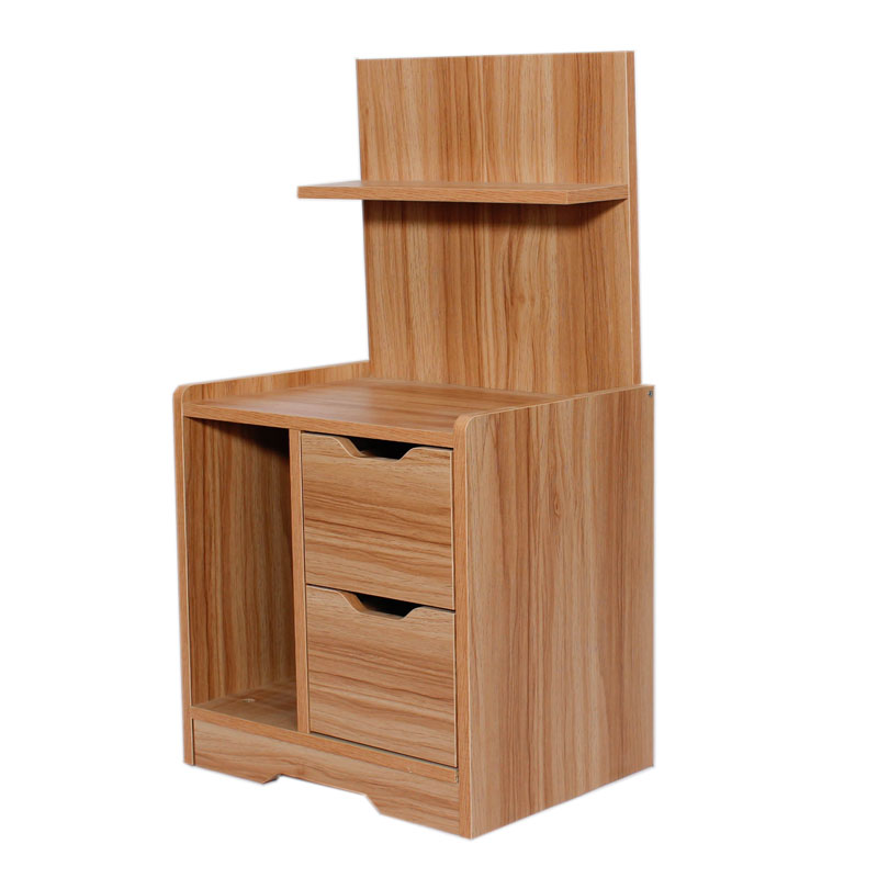 White Storage Drawer Solid Wood Legs Bedside Table Home Furniture Nightstand Luxury Nightstand Side Table