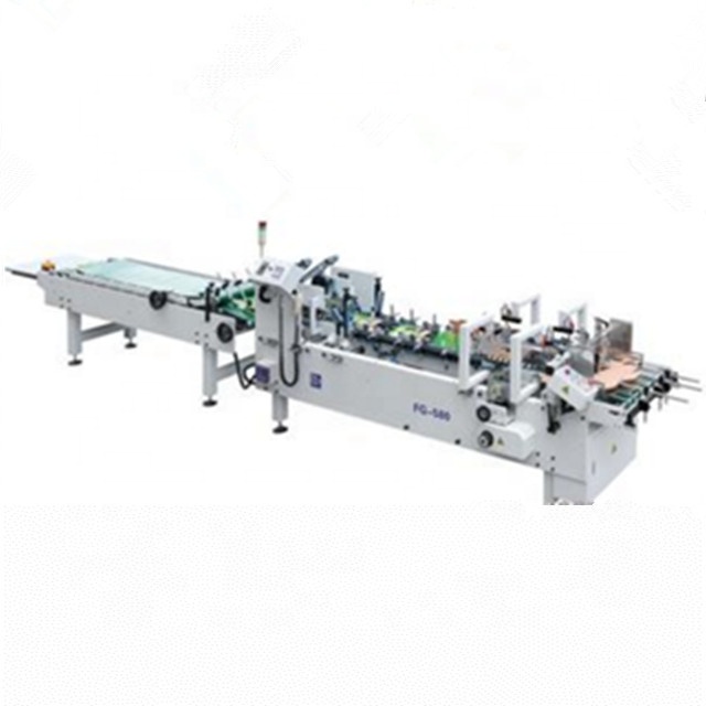 580mm High speed automatic folder gluer machine for carton box