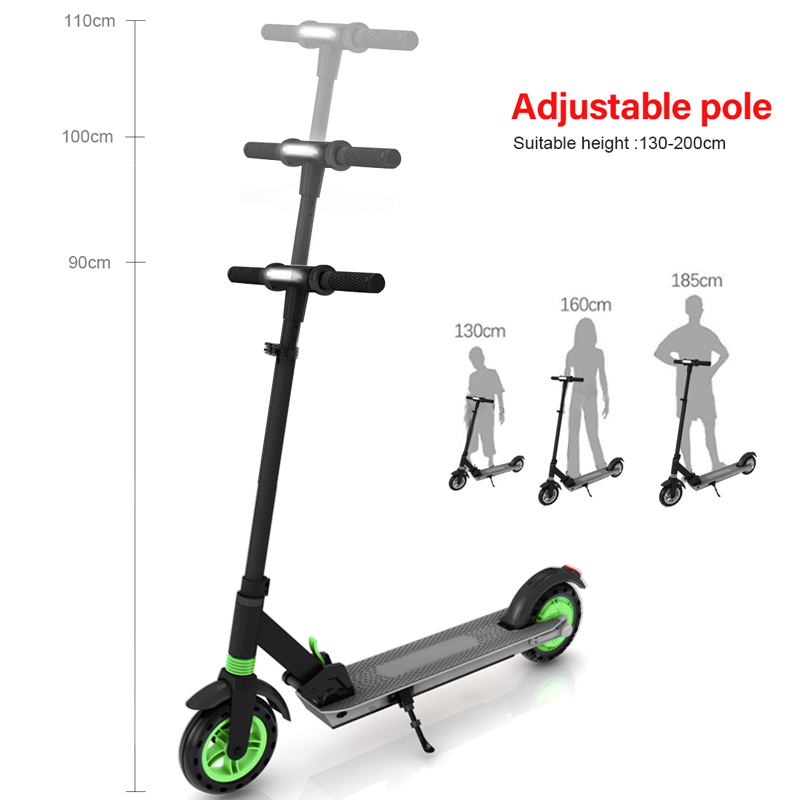 QM WHEEL Citysports Детский Электрический Скутер 350 Вт с большим аккумулятором Ku Goo, Прямая поставка со склада в ЕС, Электрический скутер для взрослых
