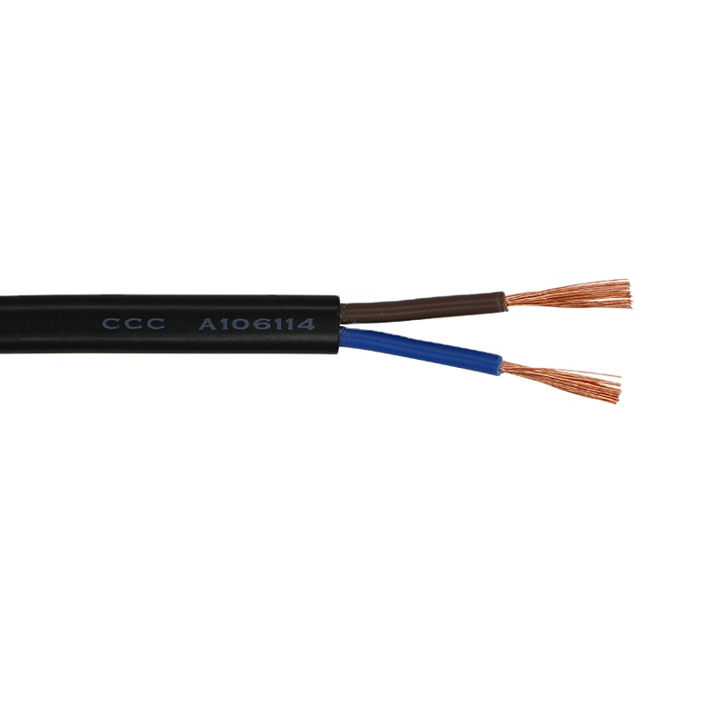 Оптовая продажа с завода, плоский кабель RVVB 2*1,5 мм, шнур питания 16 awg, 2-жильный пульт управления, 110 В, 220 В, 300 В, электрические провода, полный медный кабель