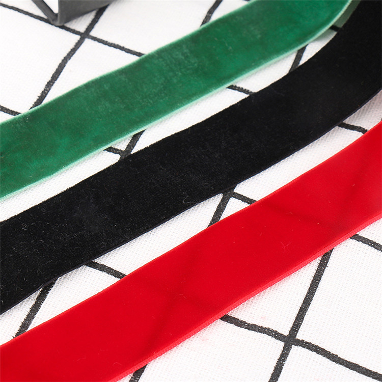 Professional Custom Personalized Printed Velvet Ribbon Roll