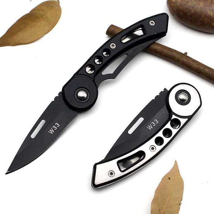 Stainless steel outdoor survival folding knife high hardness protection EDC knife