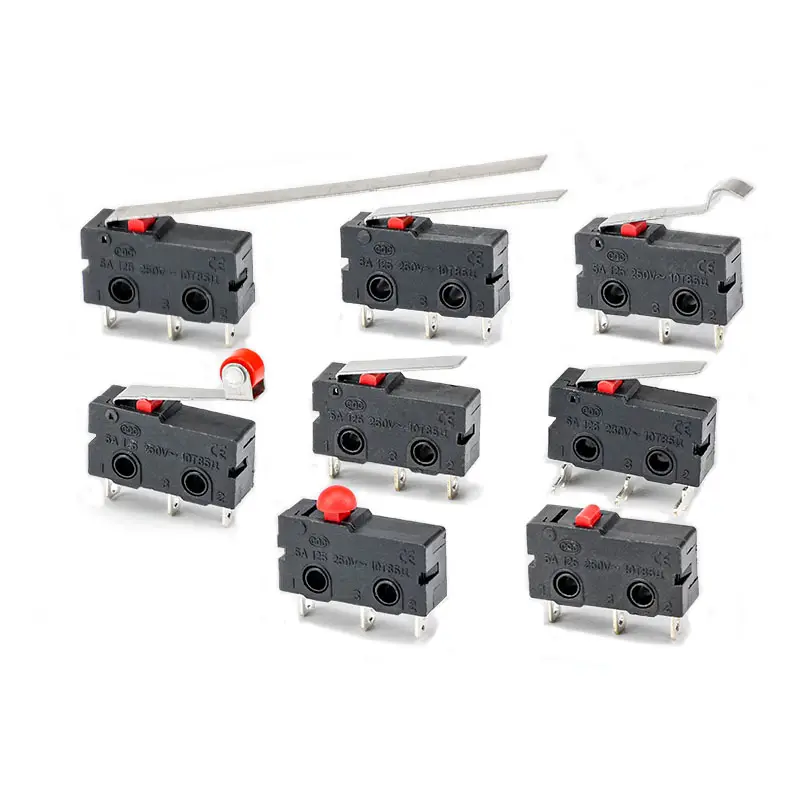 Factory Custom Micro Switches KW12 Without Handle 3pins KW12 Reset Travel Limit Switch 3p 5a125v