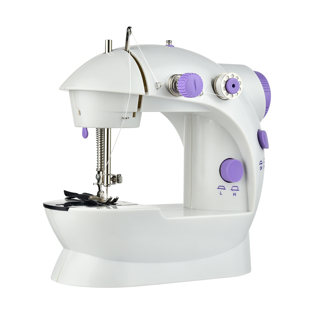 Portable adjustable multifunction household mini electric stitching sewing hair machine