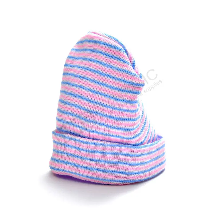 Unisex Baby Hats Infant Caps Bonnet Cotton Soft Doubl-ply Latex Free 1 Size Fits All Best For New Born Infants