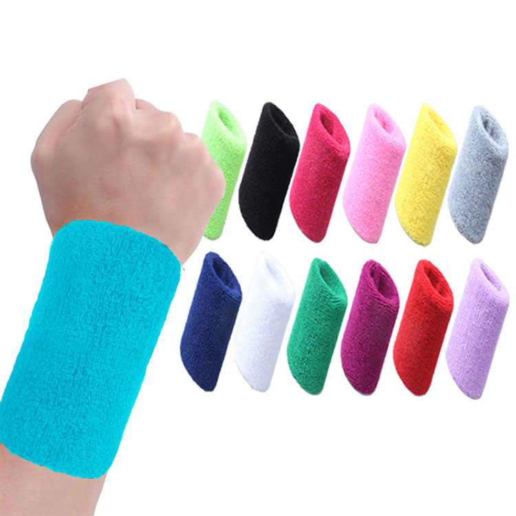 Customized Sweatband Custom Logo Wristband Wrist Wraps Colorful Sports Wristbands With High Quality