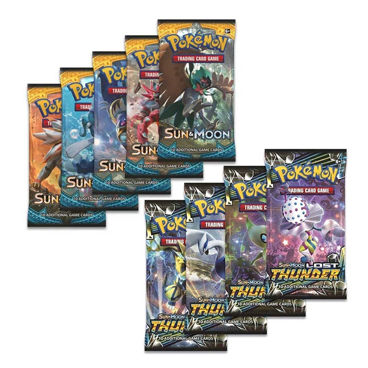 Custom original Charizard 324Pcs/Box GX Pokemon Cards Sun & Moon Lost Thunder English Trading Card Game