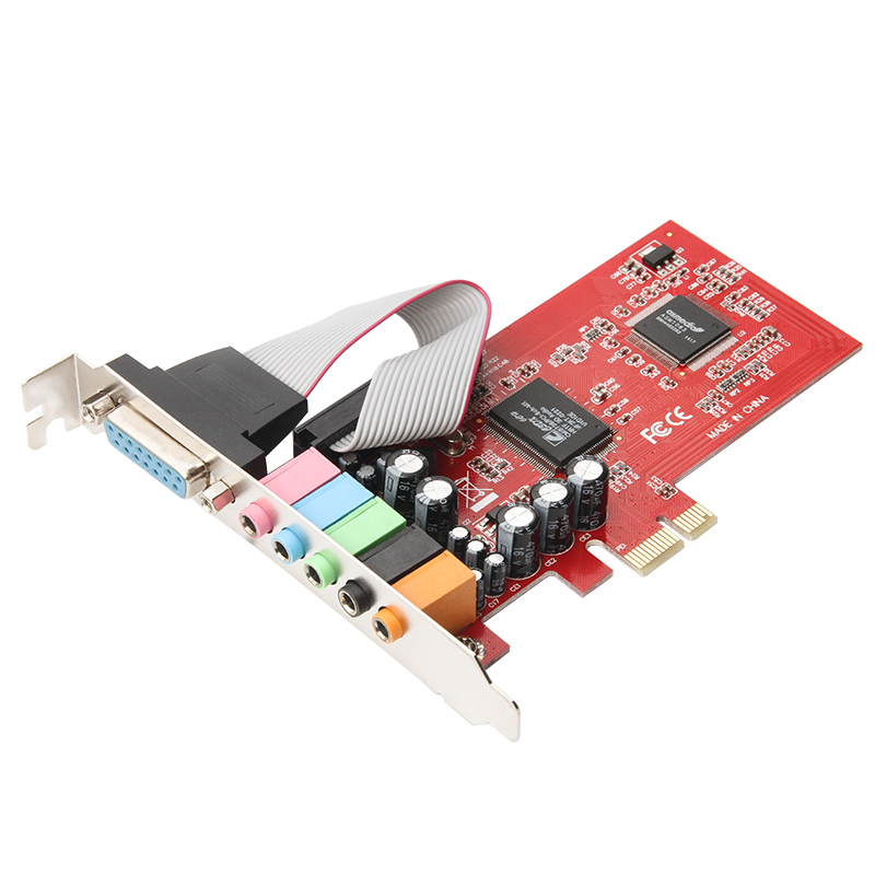 CMI 8738 6-канальный PCI EXPRESS 5,1 CH звуковая карта аудио с игровой порт