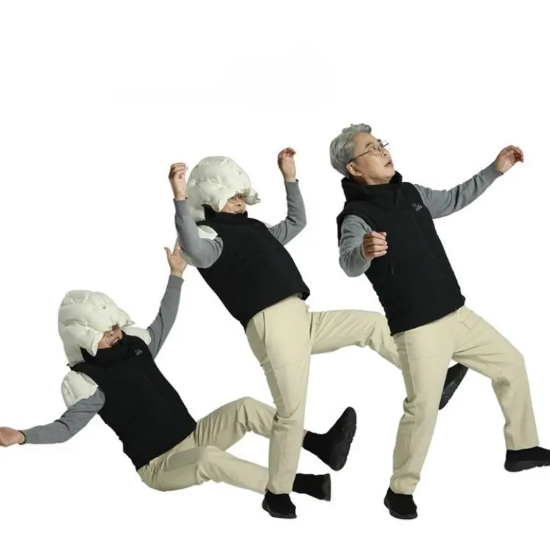 inflatable air bag for elderly head hip protector elderly protection airbag vest