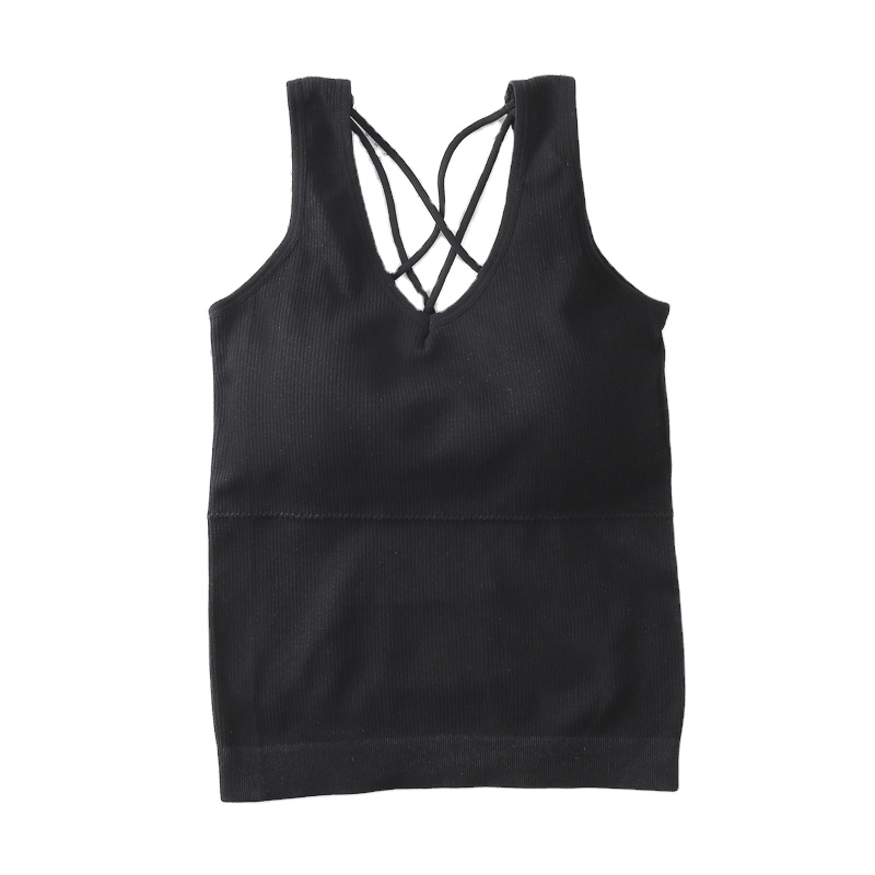 2021 ins Amazon hot sell 19 color deep V neck hollow out hole sexy plus size backless cross women plain white crop tops