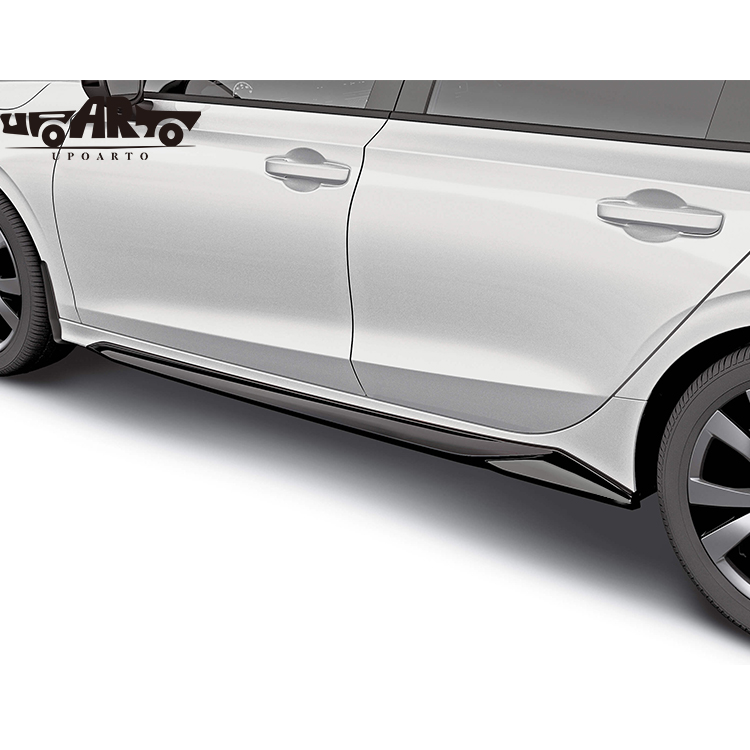 Side Skirts For Honda Civic 2022 Sedan LX EX Sport Style New ABS Plastic Particle Made Carbon Fiber Other Exterior Accessories