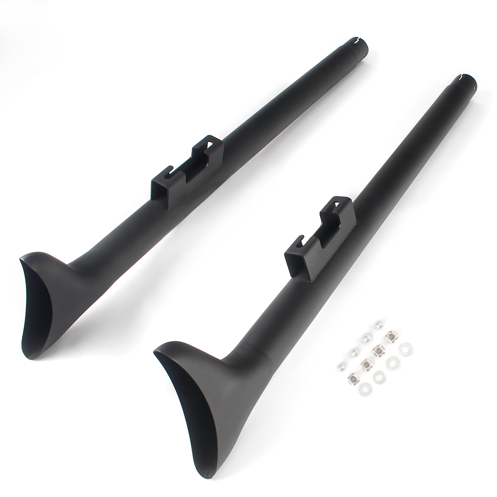 1,75 дюймовый выхлопной глушитель O.D Fishtail для Harley Stock 1 3/ 4 inch I.D fit 1995-2016 Touring Header Pipe
