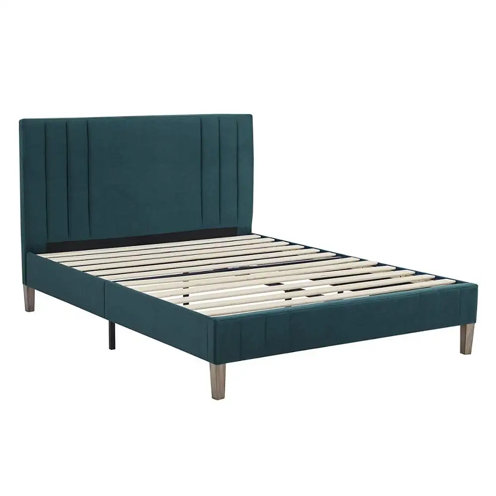 Chicago Modern Tufted Upholstered Platform Bed | Headboard