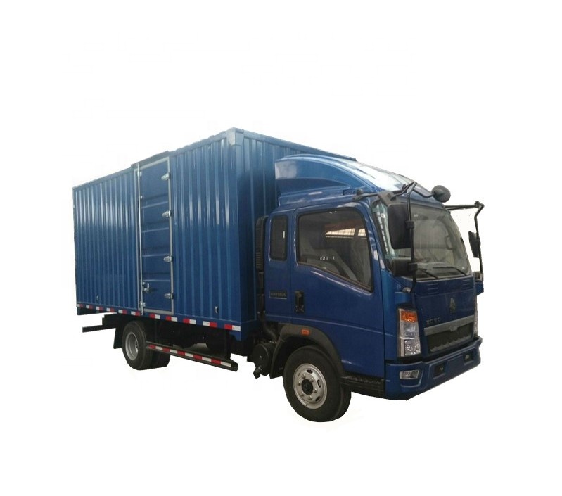 Low price SINOTRUK 6Tons 7Tons 8Tons 9Tons 10Tons Van Cargo Light Box Truck For Sale