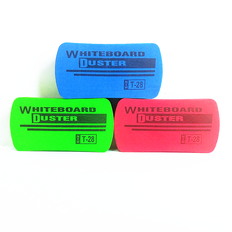 Custom Sponge Felt Dry Erase Cleaner Chalkboard Duster Magnetic board Eraser Cheap EVA 2019 Yellow Green Red Blue OEM