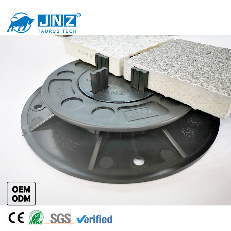 JNZ wholesale high quality outdoor floor pedestal plastic adjust tile pedest for balcony terrace tiles