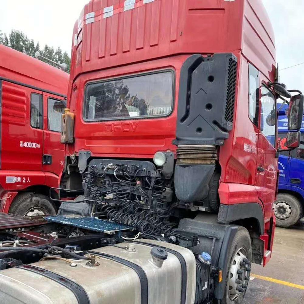 Высококачественная головка трактора марки dongfeng 6*4, 420 л.с., б/у грузовики