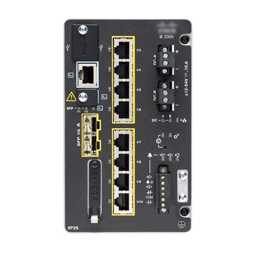 Новый оригинальный промышленный Ethernet коммутатор IE-3300-8P2S-E
