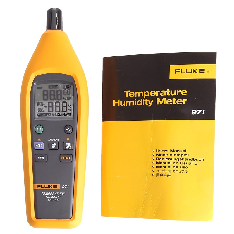 Портативный Измеритель температуры и влажности Fluke 971 с двойным дисплеем