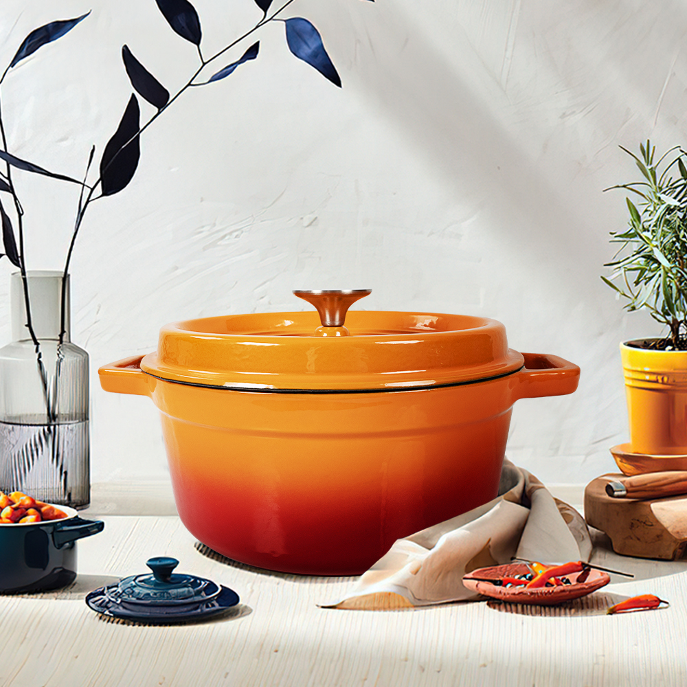 Casseroles Casseroles colorful cast iron cookware enamel casserole pot