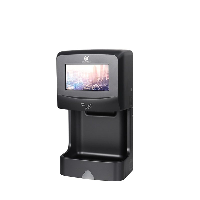 Heaidea indoor touch screen advertising & induction hand dryer automatic hand dryer with advertising display screen CD-680
