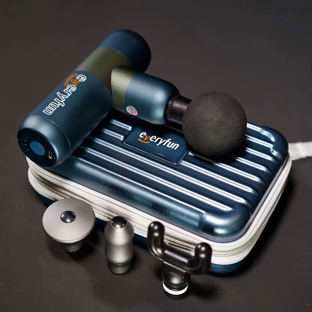 Custom 485g Small Cordless Handheld Deep Muscle Mini Massage Gun For Fitness