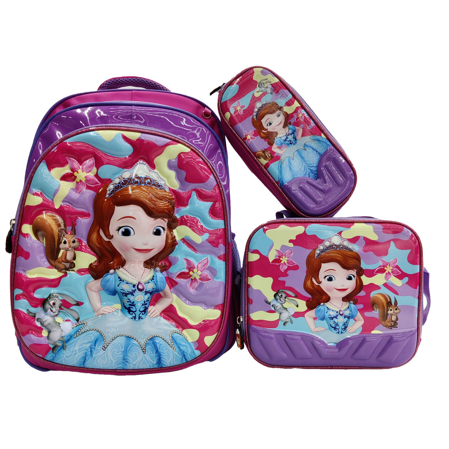 New School Bags Teen Girls School Bags Set 3 in 1 School Bags for Kids