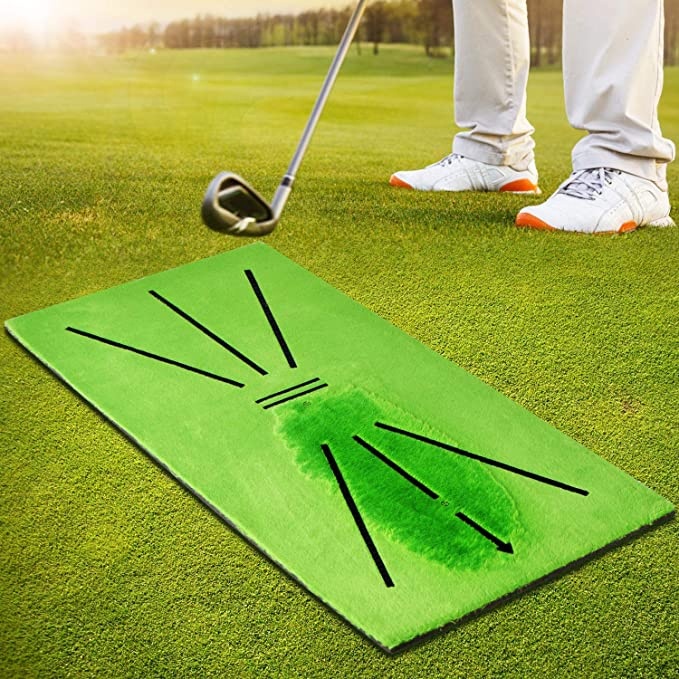 Mini indoor and outdoor training mat Golf putting mat Practice aid carpet portable golf swing mat