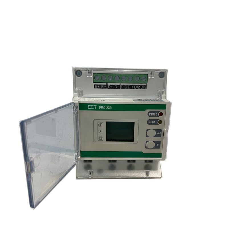 CET PMC-230 35mm DIN Rail RS485 Bi-directional Register Single Phase Watt Kwh Energy Meter with 100A Built-in Relay