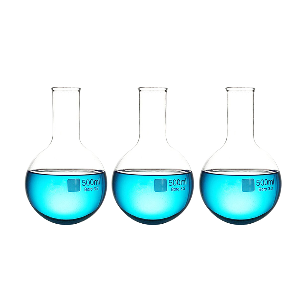 Hot sell transparent glass experimental flask laboratory can be heated flask