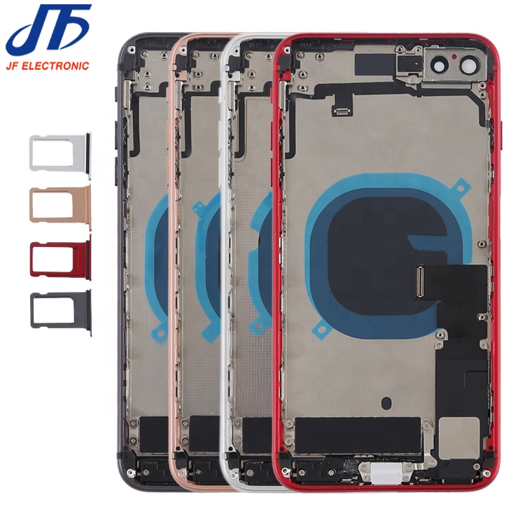 Сменный задний корпус для iphone 8 plus 8 p в сборе, корпус аккумуляторной батареи с гибким кабелем и мелкими деталями